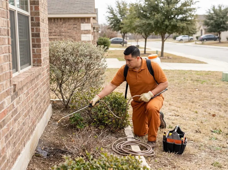 Residential Perimeter Pest Defense in San Antonio, TX
